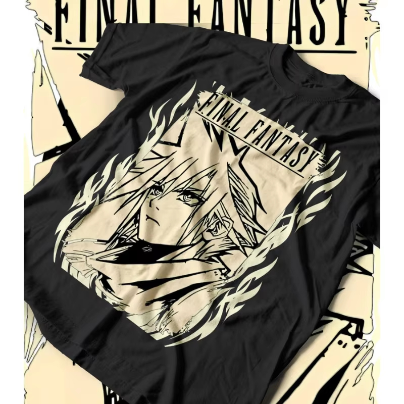 Final Fantasy VII Rebirth FF7  - Retro Gaming T Shirt recension och pris